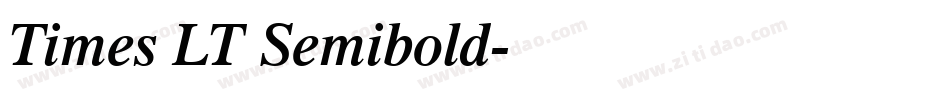 Times LT Semibold字体转换